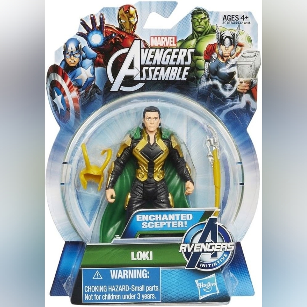 Hasbro Marvel Avengers Loki Figure with Scepter